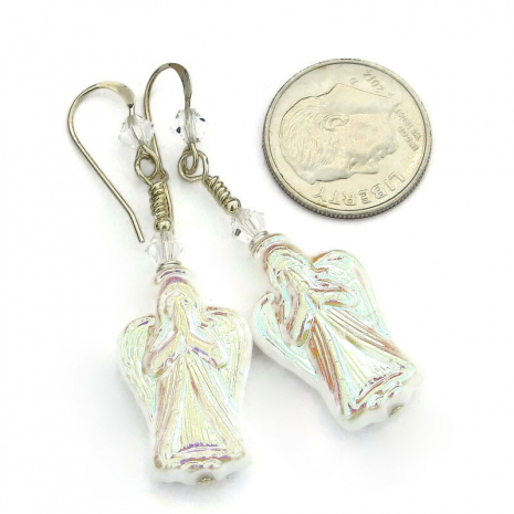 praying angels jewelry handmade gift for her