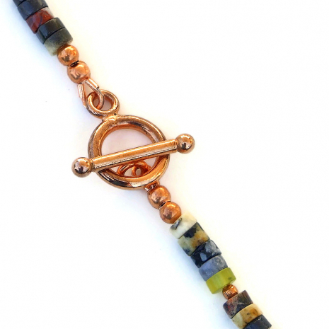 pure copper toggle clasp set