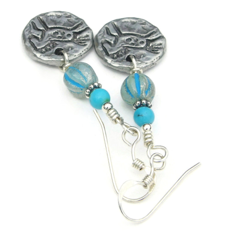 running horses suns handmade jewelry gift for her horse lover