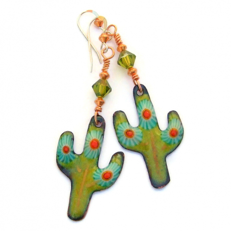 saguaro cactus jewelry gift for women
