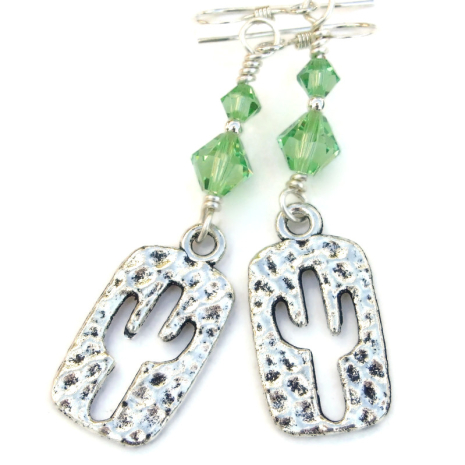 saguaro cactus jewelry handmade gift for women