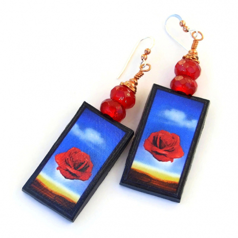 salvador dali meditative rose jewelry gift for her