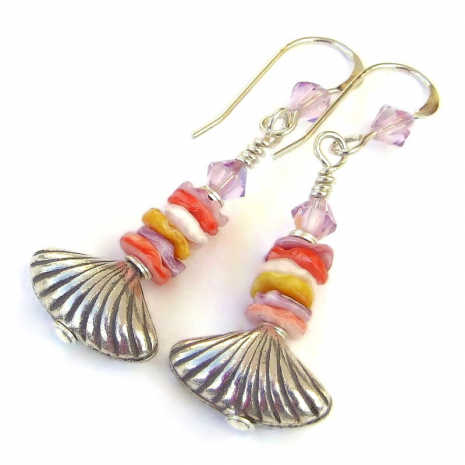 shell jewelry handmade gift for women