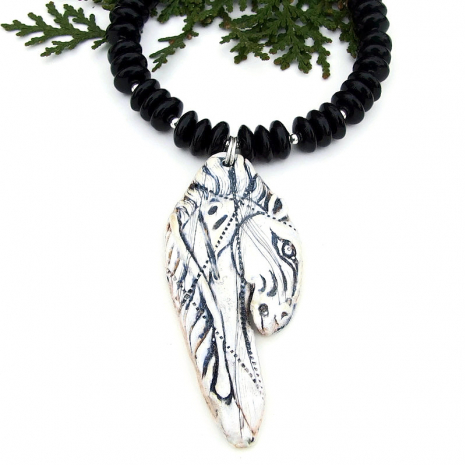 sleipnir horse necklace viking odin