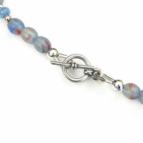 small sterling silver toggle clasp set