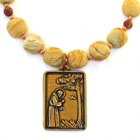 st francis doves jewelry st clare gift for her