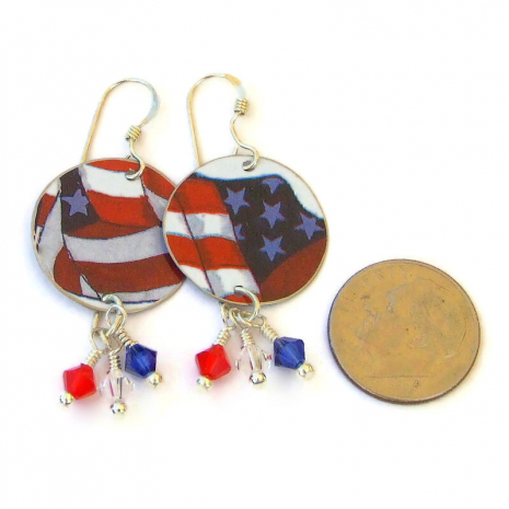 american flag jewelry gift for women