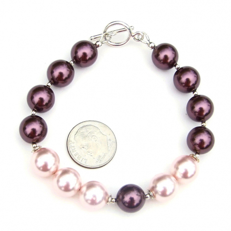 swarovski pearl and sterling silver handmade jewelry for her