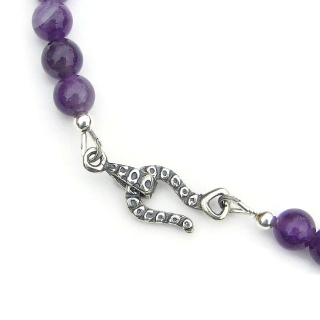 textured sterling silver hook clasp set