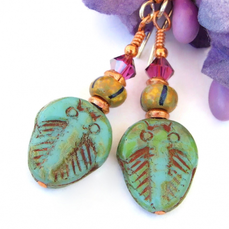 trilobite fossil jewelry handmade gift for women