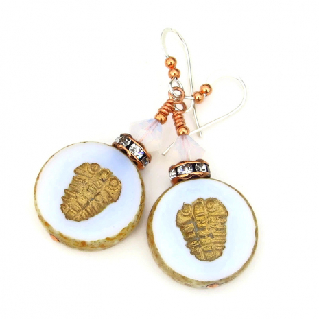 trilobite jewelry handmade gift for women