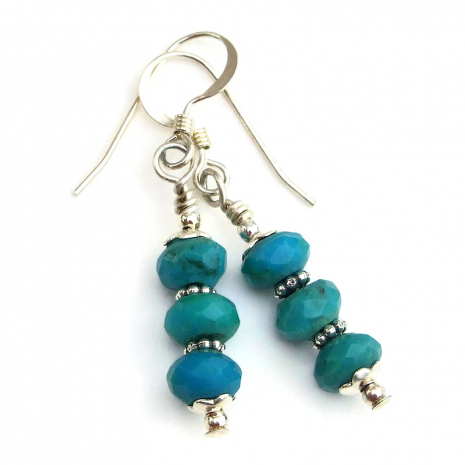 turquoise earrings gift for women