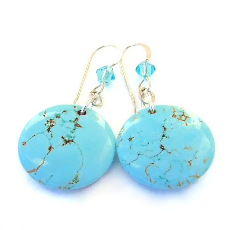 turquoise magnesite jewelry gift for women
