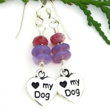 love my dog earrings for women