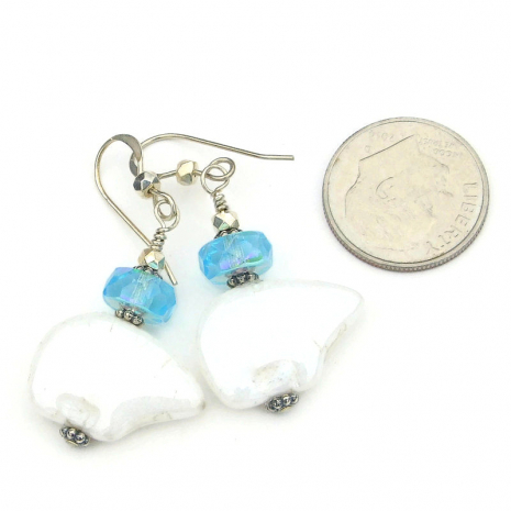 white spirit animal polar bear totem handmade jewelry gift for her
