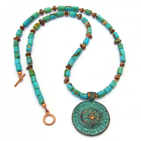 zodiac pendant jewelry handmade gift for women