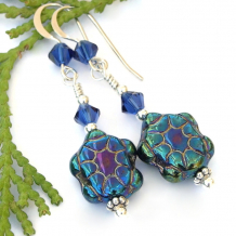 turtle beach jewelry swarovski crystals earrings for women