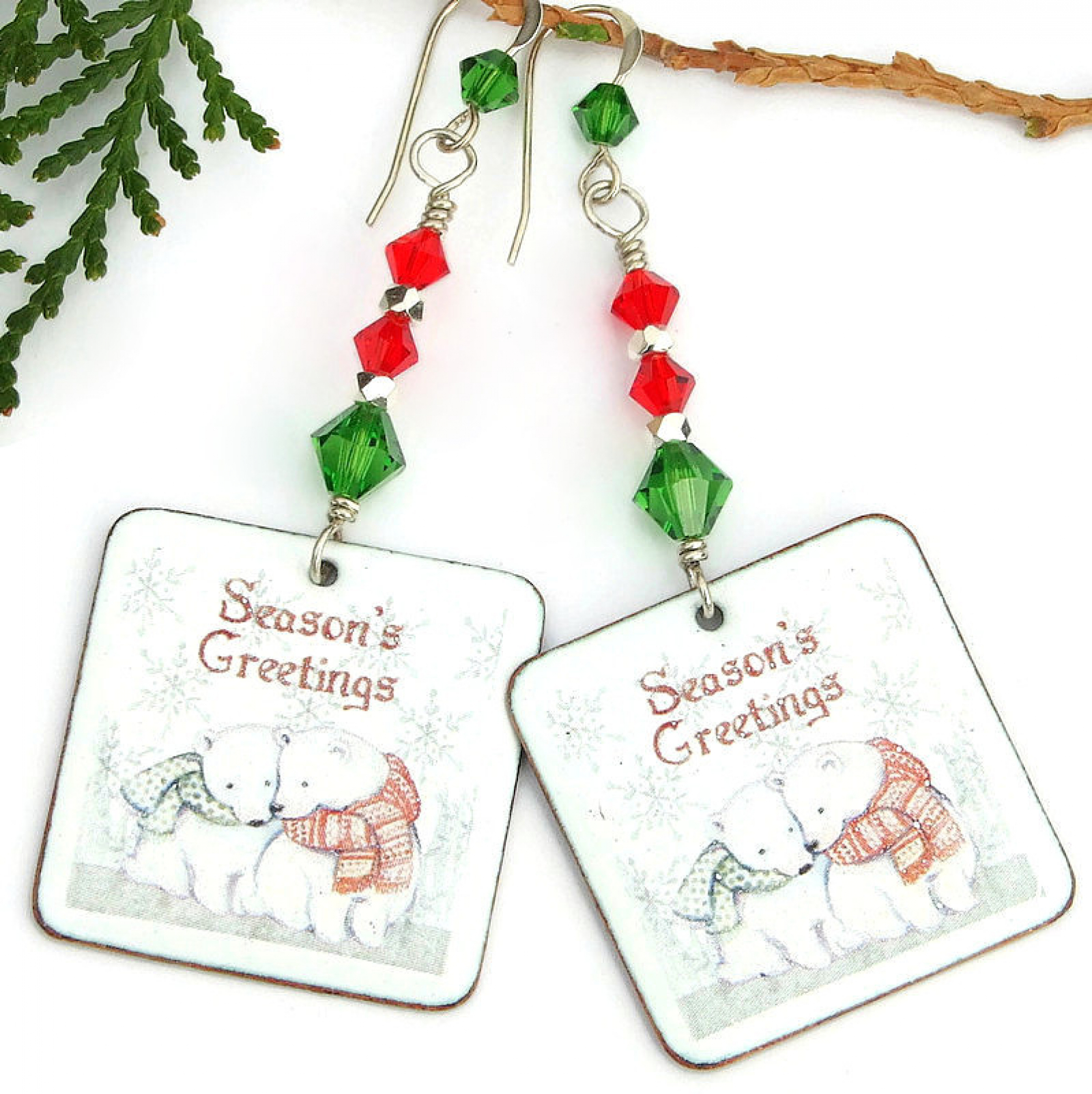 Unique 2025 christmas earrings