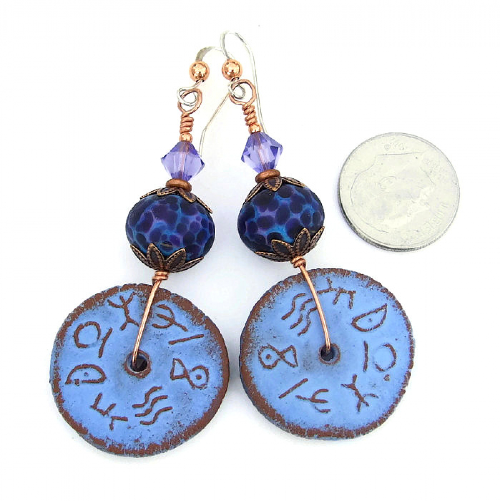 Free Shipping Sites >> Rustic Runes Handmade Earrings, Ceramic Purple Lampwork ... Free Shipping Sites >> Rustic Runes Handmade Earrings, Ceramic Purple Lampwork ...