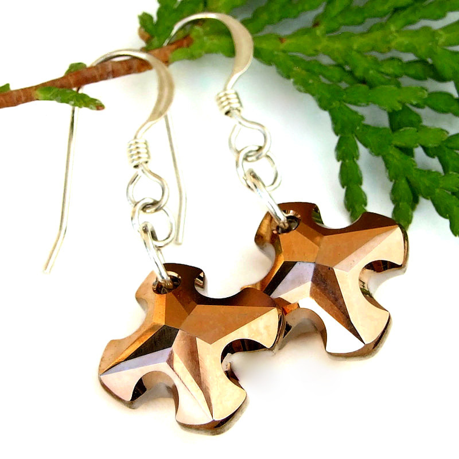 Swarovski outlet puzzle earrings
