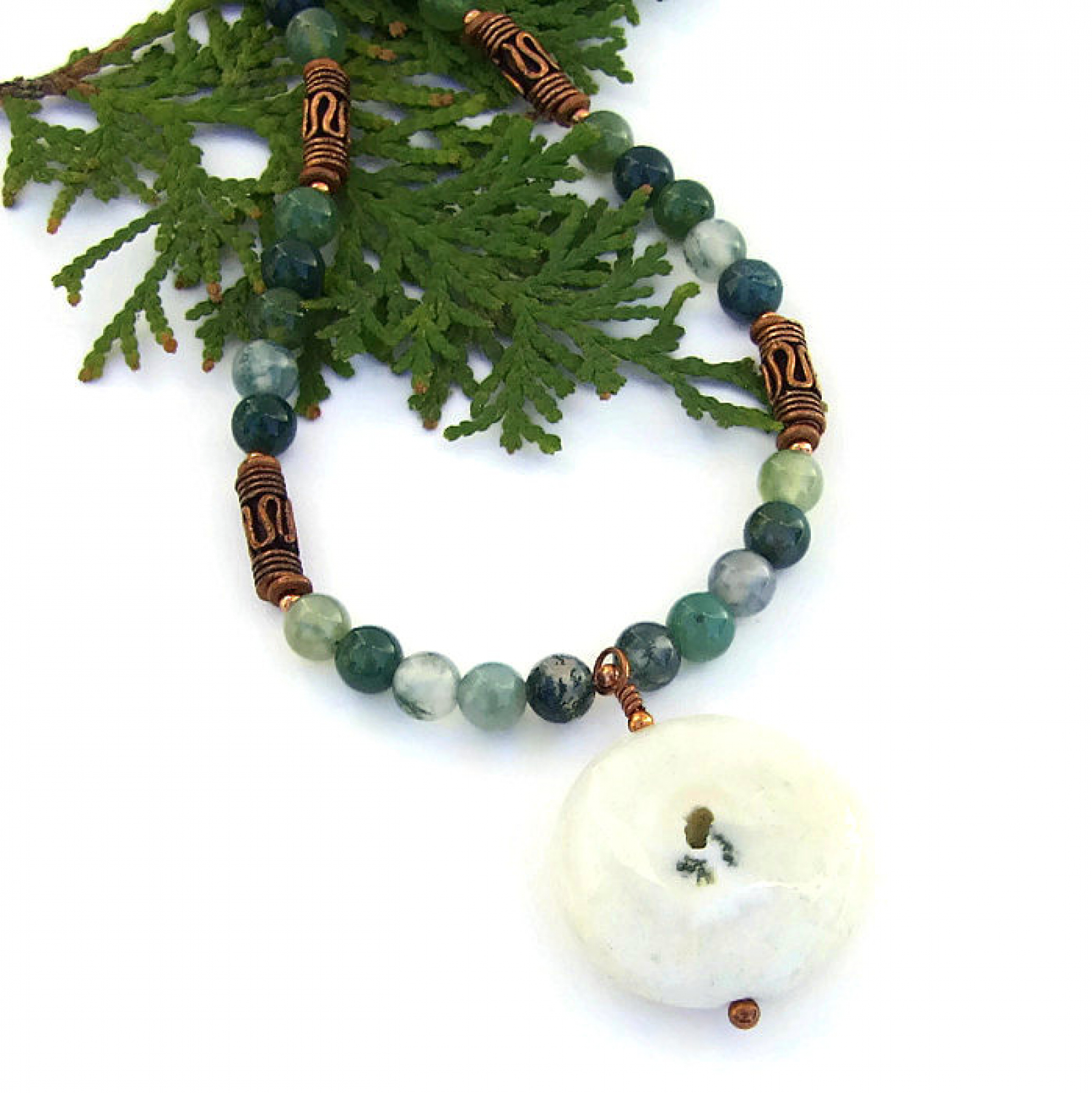 picture agate jewelry