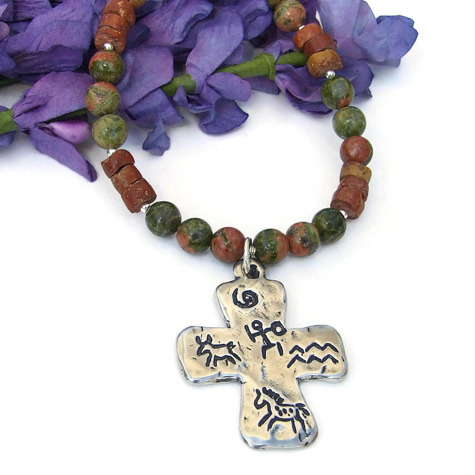 Handmade cross necklaces store
