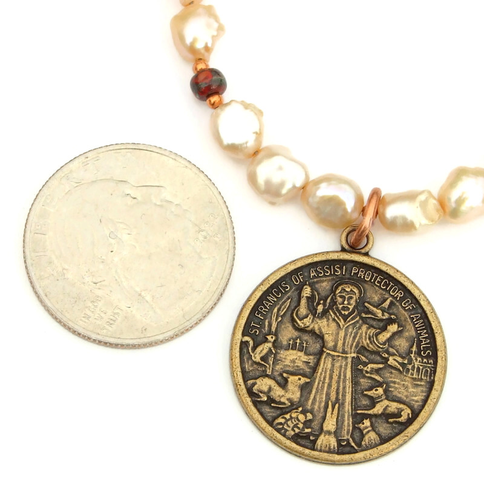 Patron saint of animals pendant best sale