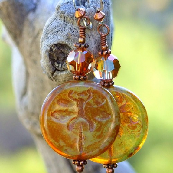 dragonfly_earrings_handmade_czech_glass_swarovski_amber_sage_jewelry_3b40eef8.jpg