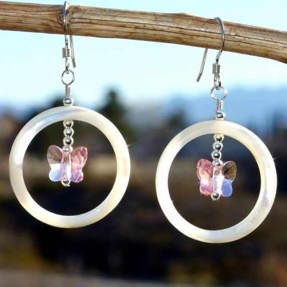 mother_of_pearl_hoops_pink_swarovski_butterfly_earrings_handmade_ooak_88d1d4c9.jpg