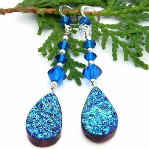 peacock_blue_titanium_druzy_earrings_handmade_gemstone_beaded_jewelry_b6210259.jpg