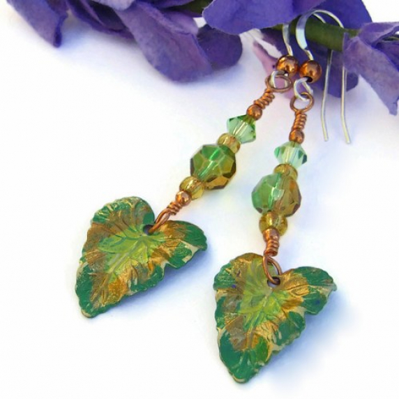 tropical_leaf_handmade_earrings_green_yellow_brass_amber_glass_jewelry_c088e58d.jpg
