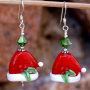 JOLLY SANTA HATS - Christmas Santa Hats Lampwork Earrings, Swarovski Handmade  a2d53cbc2d3de3325a1eb73dfef3a20f6dbb66c73fea32cb93b26394154aa654.jpg