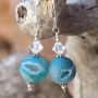 INTRIGUING - Druzy Earrings Aqua Agate Swarovski Handmade Jewelry Gemstone Sparkly druzy_earrings_aqua_agate_swarovski_handmade_jewelry_gemstone_sparkly_b846cb16.jpg