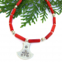 "Exotica" - Thai Fine Silver Red Coral Handmade Necklace, Ulu Flower Beaded Jewelry exotica_9.jpg